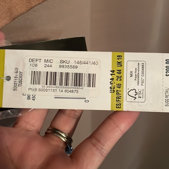 Le Suit Lined blazer with dark brown pants. - Picture 10 of 10